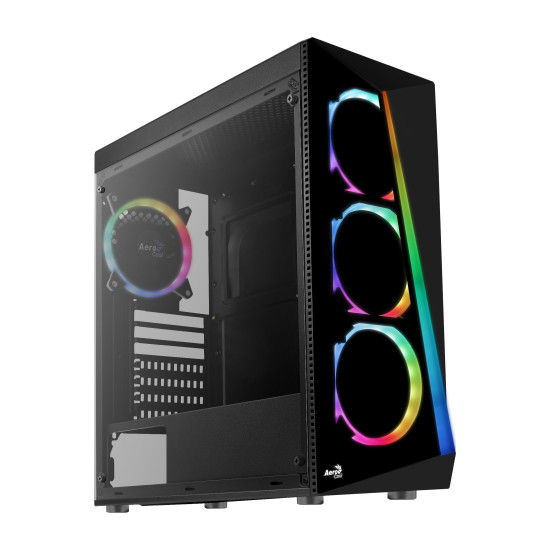 Кутия за компютър AeroCool Case ATX - Shard - 4 x 120mm aRGB/Tempered Glass - ACCM-PV14043.11