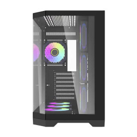 Кутия за компютър Aigo Case ATX - FT418 PRO Black - 7 x 120 mm A-RGB fans included