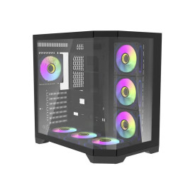 Кутия за компютър Aigo Case ATX - FT418 PRO Black - 7 x 120 mm A-RGB fans included