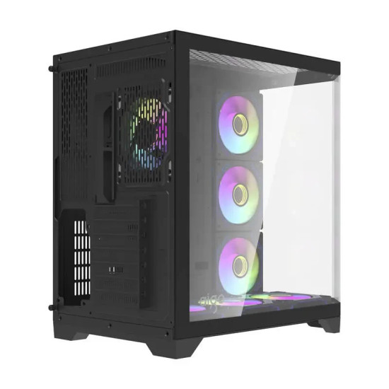 Кутия за компютър Aigo Case ATX - FT418 PRO Black - 7 x 120 mm A-RGB fans included