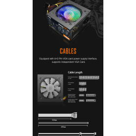 Захранване Aigo PSU 700W - Warrior AK700 RGB