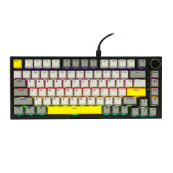 Клавиатура Ajazz Gaming Mechanical Keyboard AK820 - Moon Switches [Linear] (English US), Black, Gray, RGB