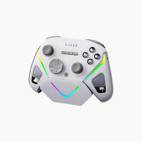 Безжичен контролер Ajazz Gamepad Set GP100 - Wireless, Bluetooth, 1000Hz - White