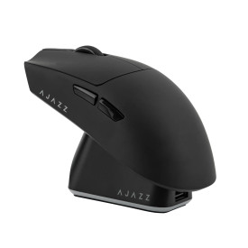 Безжична мишка Ajazz AJ139P V3 MC - Wireless Gaming Mouse - 1K, Magnetic Charging Dock, Black