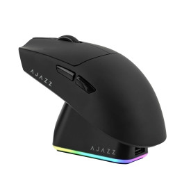 Безжична мишка Ajazz AJ139P V3 MC - Wireless Gaming Mouse - 1K, Magnetic Charging Dock, Black