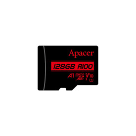 Карта памет Apacer microSDXC 128GB UHS-I U1 V10 A1 Class10, Adapter - AP128GMCSX10UB-R