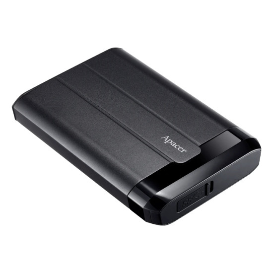 Външен твърд диск Apacer AC732 4TB USB 3.2 Gen 1, Military-Grade, Shockproof, IP68, Black