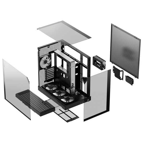 Кутия за компютър APNX Case ATX - V2-F-BK-v1