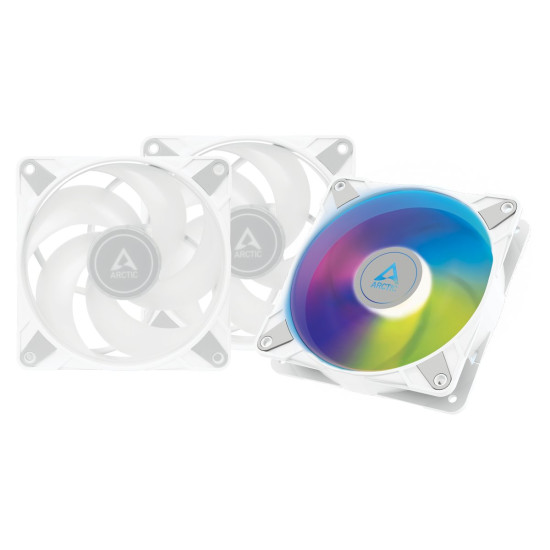 Комплект вентилатори Arctic Fan Pack 3-in-1 - P12 PWM PST A-RGB (White) Комплект вентилатори Arctic Fan Pack 3-in-1 - P12 PWM PST A-RGB (White)