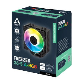 Охладител за процесор Arctic Freezer 36-S A-RGB (Black) - LGA1851/AM5