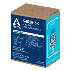 Сървърен вентилатор Arctic Server Fan 40x40x28 Dual Ball - S4028-6K - ACFAN00185A