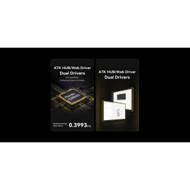 Безжична мишка ATK BLAZING SKY X1 ULTIMATE - 8K, White