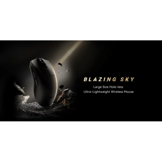 Безжична мишка ATK BLAZING SKY X1 ULTIMATE - 8K, White