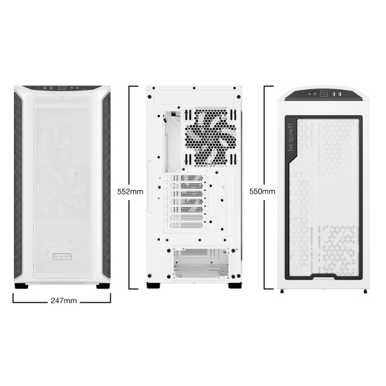 Кутия за компютър be quiet! Case EATX - Shadow Base 800 DX White