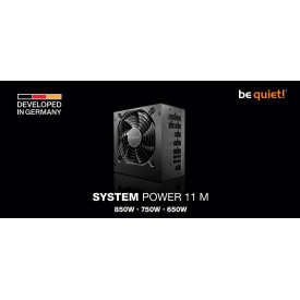 Захранване be quiet System Power 11 M, 650W, ATX 3.1, 80 Plus Gold, Full-Modular