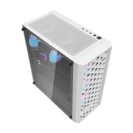 Кутия за компютър Darkflash Case ATX - DK351 White - 4 fans included