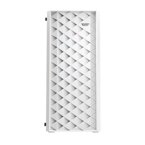 Кутия за компютър Darkflash Case ATX - DK351 White - 4 fans included