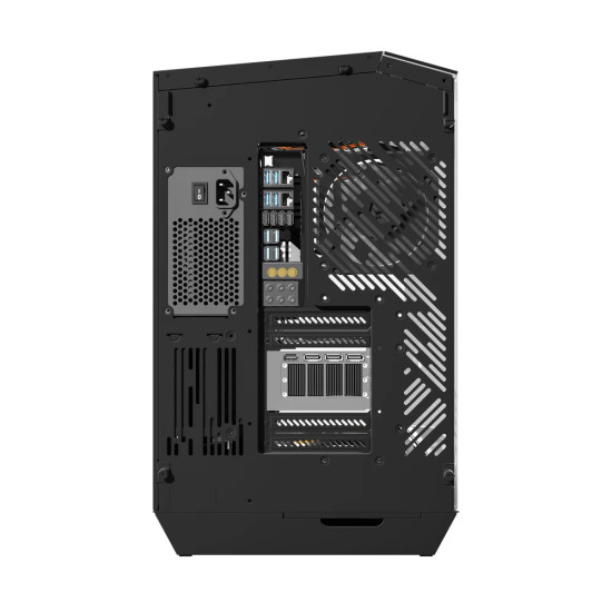 Кутия за компютър Darkflash Case ATX - DY470 Shadow Black - 4 x 120 mm Infinity Mirror Fans