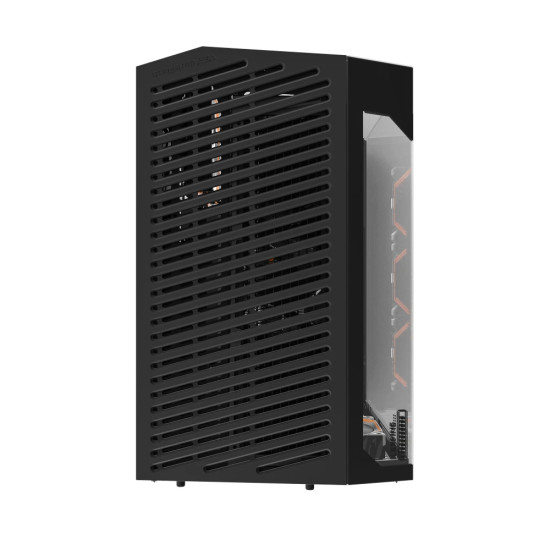 Кутия за компютър Darkflash Case ATX - DY470 Shadow Black - 4 x 120 mm Infinity Mirror Fans