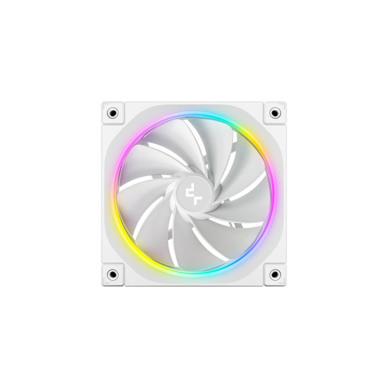 Комплект вентилатори DeepCool Fan Pack 3-in-1 3x120 mm - FL12R White, Reverse, Addressable RGB