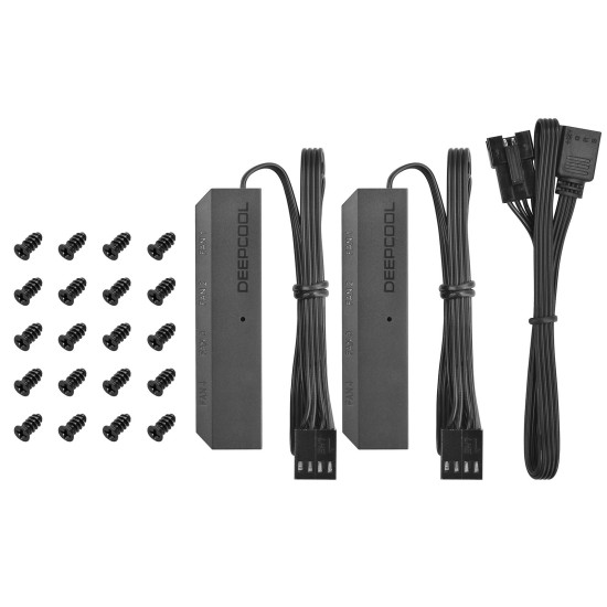 Комплект вентилатори DeepCool Fan Pack 5-in-1 5x120mm RF120M RGB