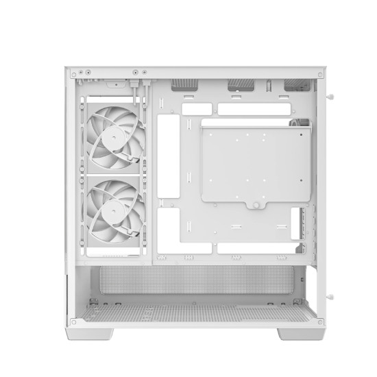 Кутия за компютър DeepCool Case ATX - CG380 3F WH - 3 ARGB Fans, USB-C