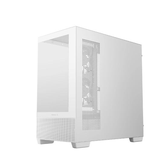 Кутия за компютър DeepCool Case ATX - CG380 3F WH - 3 ARGB Fans, USB-C