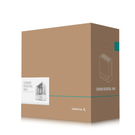 Кутия за компютър DeepCool Case ATX - CH690 DIGITAL White