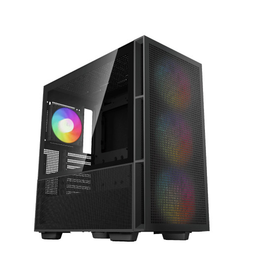 Кутия за компютър DeepCool Case EATX - CH560 A-RGB Black