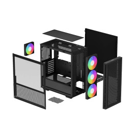Кутия за компютър DeepCool Case EATX - CH560 A-RGB Black
