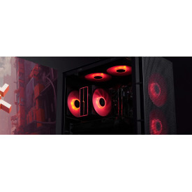 Охладител за процесор DeepCool CPU Cooler AG400 Black - Addressable RGB V2 - LGA1851/AM5