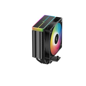 Охладител за процесор DeepCool CPU Cooler AG400 Black - Addressable RGB V2 - LGA1851/AM5