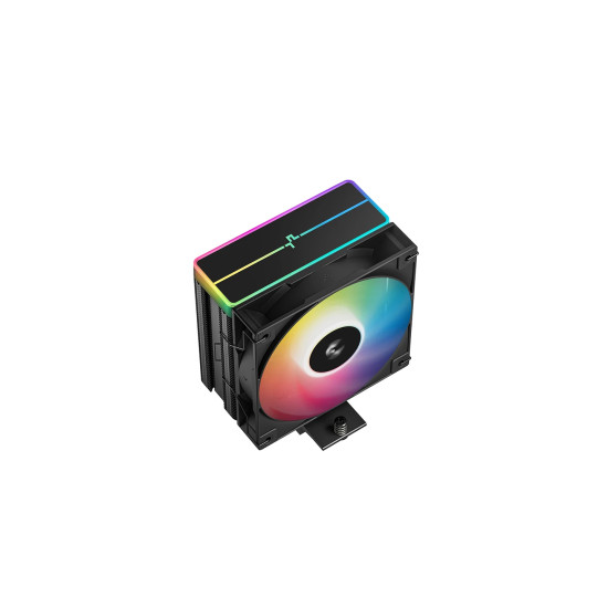Охладител за процесор DeepCool CPU Cooler AG400 Black - Addressable RGB V2 - LGA1851/AM5