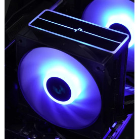 Охладител за процесор DeepCool CPU Cooler AG400 Black - Addressable RGB V2 - LGA1851/AM5