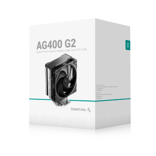 Охладител за процеор DeepCool CPU Cooler AG400 G2 - LGA1851/AM5
