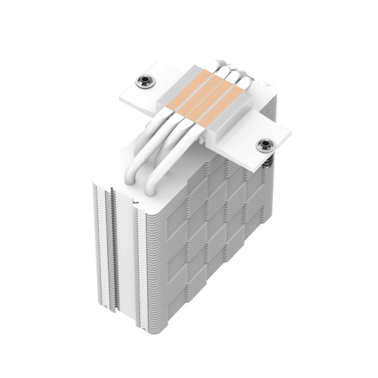 Охладител за процесор DeepCool CPU Cooler AG400 White - Addressable RGB - LGA1700/AM5