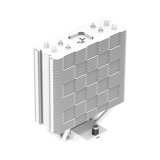 Охладител за процесор DeepCool CPU Cooler AG400 White - Addressable RGB - LGA1700/AM5