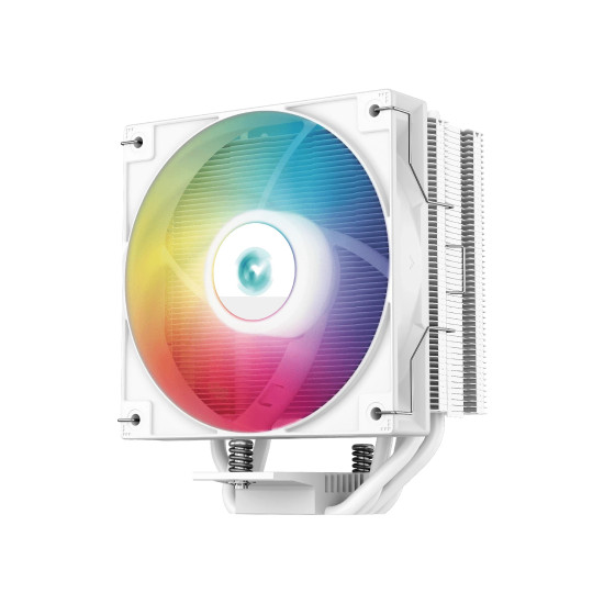 Охладител за процесор DeepCool CPU Cooler AG400 White - Addressable RGB - LGA1700/AM5