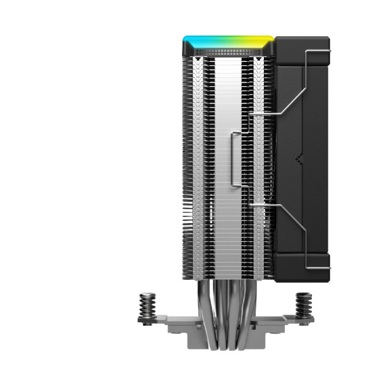 Охладител за процесор DeepCool AK400 Digital, 120mm, 2.4 инча Display, ARGB