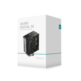 Охладител за процесор DeepCool AK400 Digital, 120mm, 2.4 инча Display, ARGB