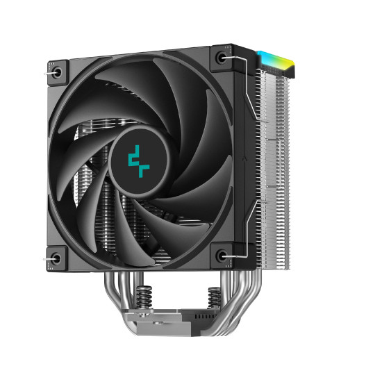 Охладител за процесор DeepCool AK400 Digital, 120mm, 2.4 инча Display, ARGB