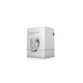 Охладител за процесор DeepCool CPU Cooler AK400 White - LGA1700/AM5