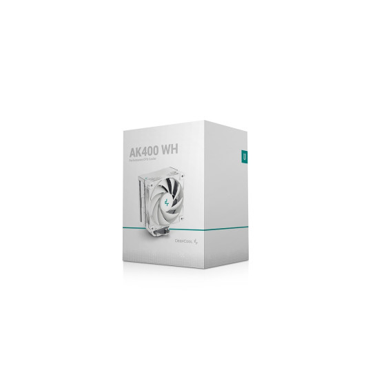 Охладител за процесор DeepCool CPU Cooler AK400 White - LGA1700/AM5