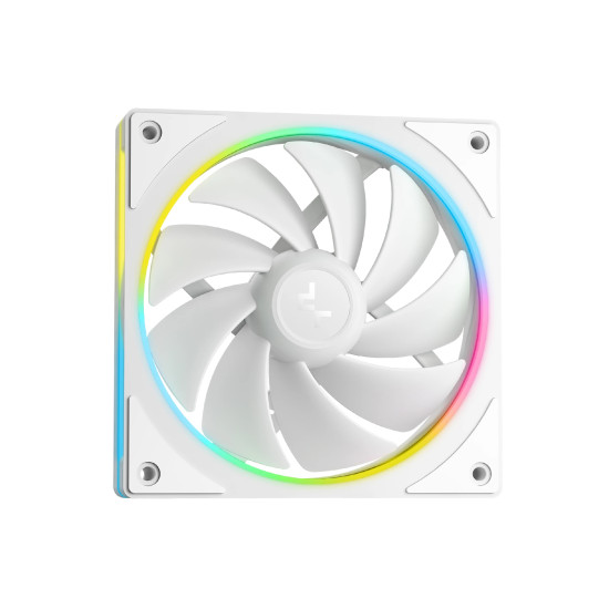 Водно охлаждане DeepCool LM360 WH, 2.4 инча IPS Display, 3x120mm, ARGB