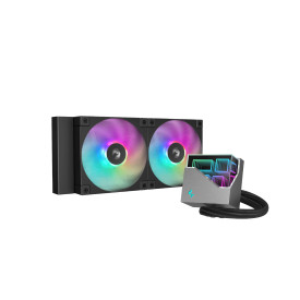 Водно охлаждане DeepCool Water Cooling LT240 - Addressable RGB, Infinity mirror design - LGA1851/AM5
