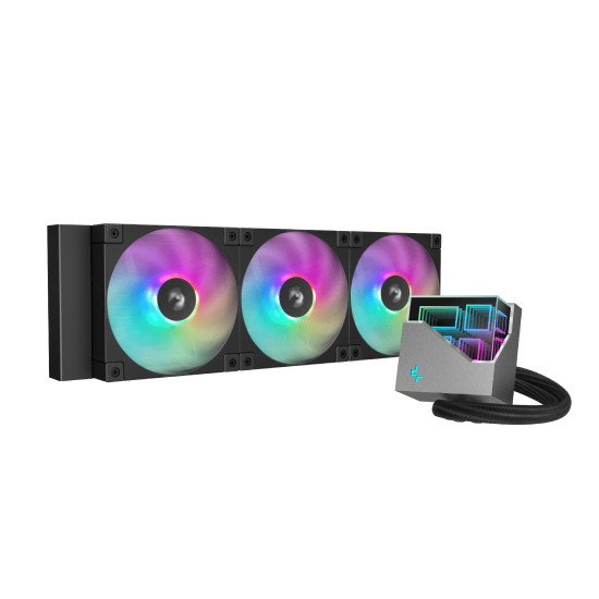 Водно охлаждане DeepCool Water Cooling LT360 - Addressable RGB, Infinity mirror design - LGA1851/AM5 Водно охлаждане DeepCool Water Cooling LT360 - Addressable RGB, Infinity mirror design - LGA1851/AM5