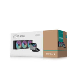 Водно охлаждане DeepCool Water Cooling LT360 - Addressable RGB, Infinity mirror design - LGA1851/AM5