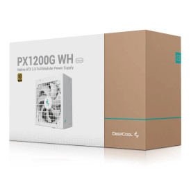 Захранване DeepCool PSU ATX 3.0 1200W Gold - PX1200-G White