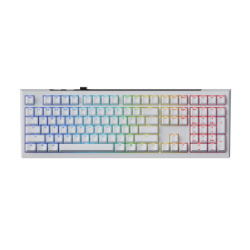 Безжична клавиатура Ducky Professional Gaming Mechanical Keyboard One X Wireless White - Ducky AI Switches [Linear], Bluetooth, 2.4