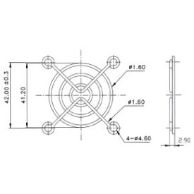 Решетка за вентилатор Evercool Fan Grill Metal - 80mm